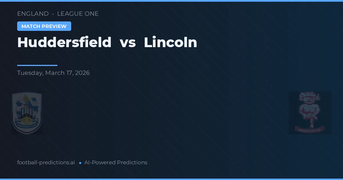 Huddersfield vs Lincoln City — předpověď a náhled zápasu