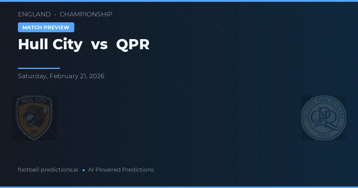Hull City vs QPR — předpověď a náhled zápasu