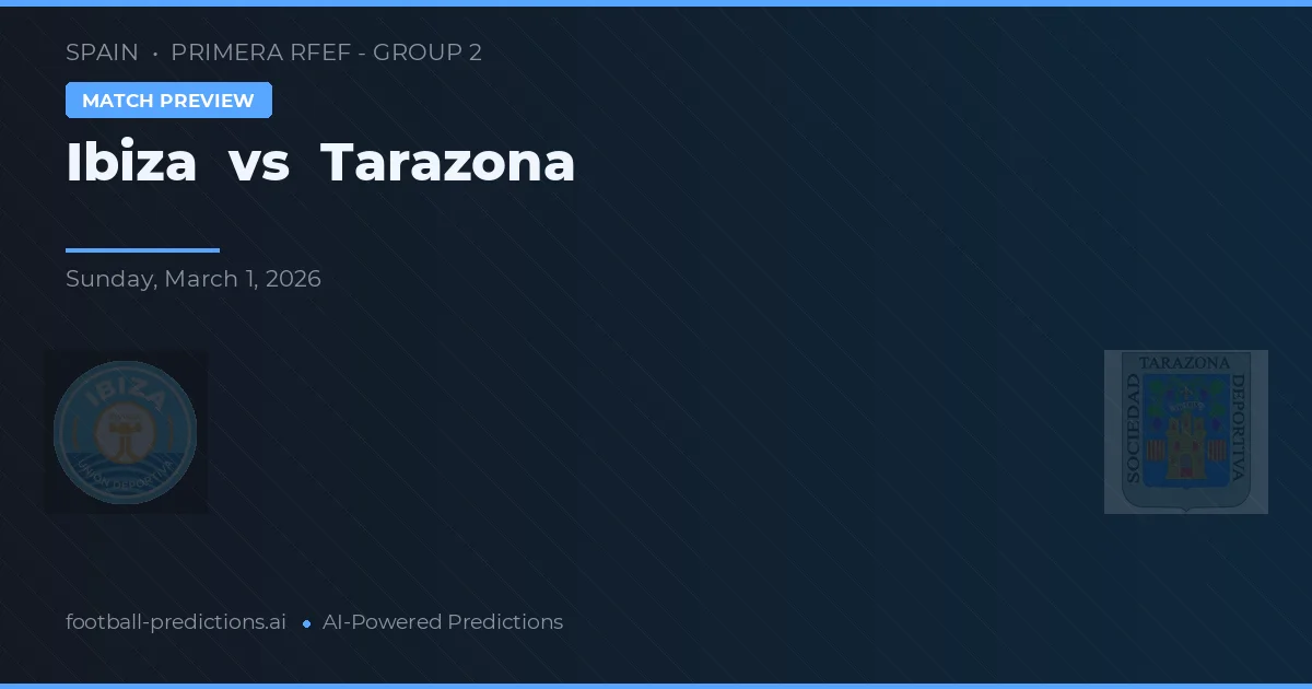 Ibiza vs Tarazona — předpověď a náhled zápasu