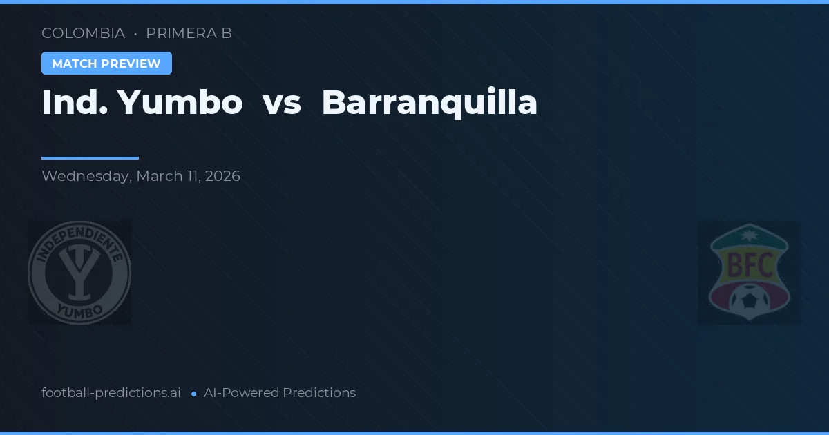 Ind. Yumbo vs Barranquilla — předpověď a náhled zápasu