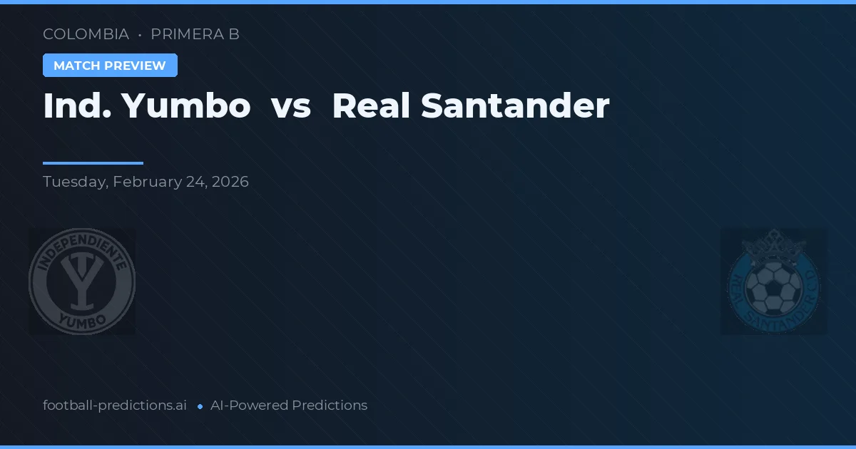 Ind. Yumbo vs Real Santander — předpověď a náhled zápasu