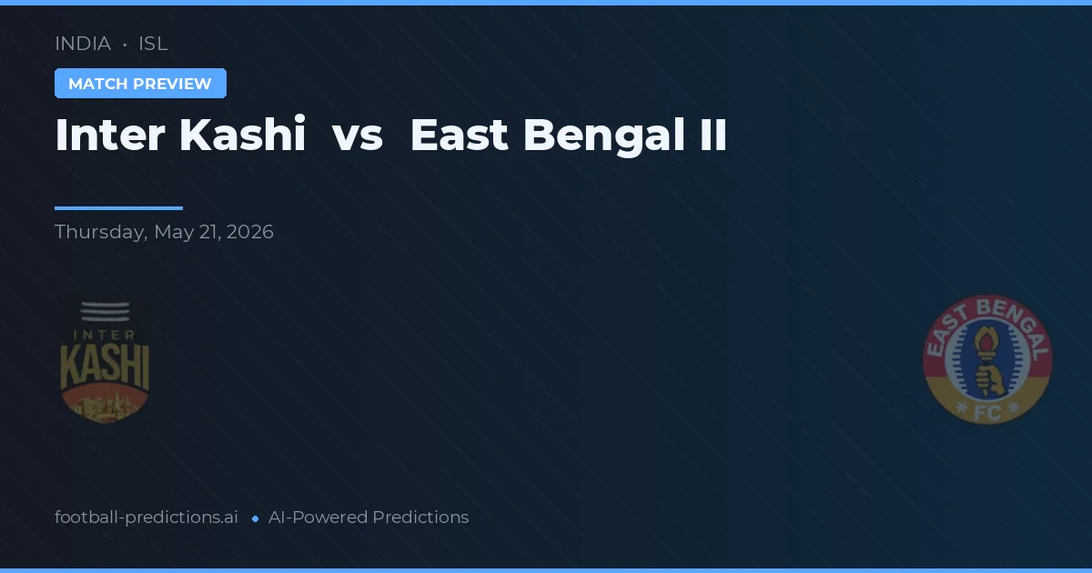 Inter Kashi vs East Bengal II — předpověď a náhled zápasu