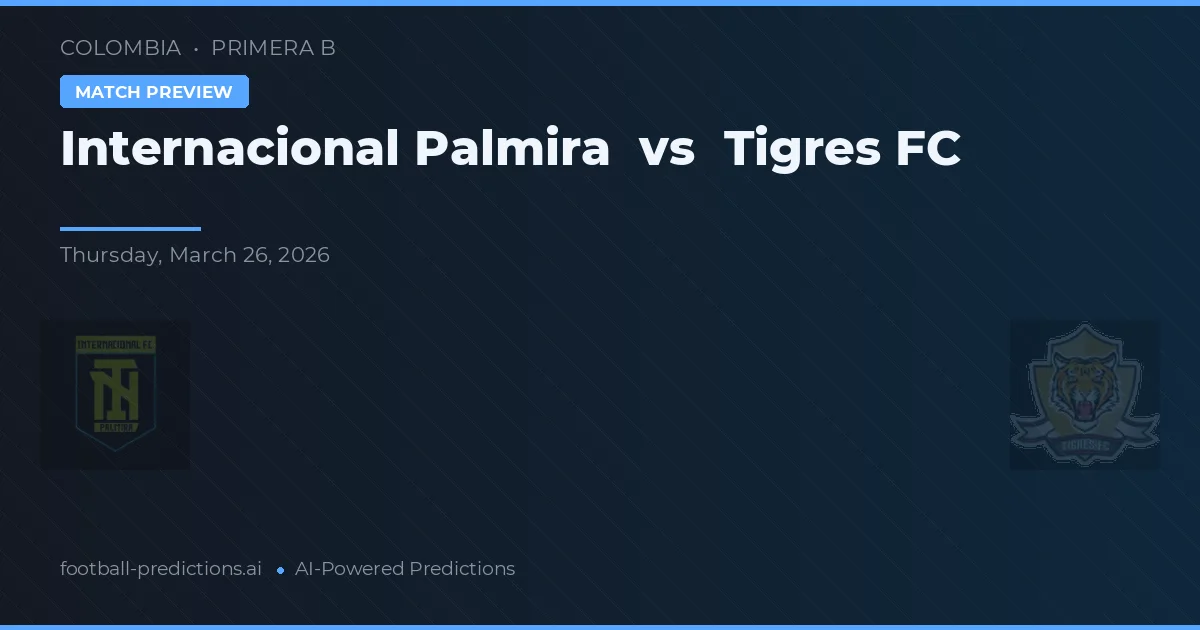Internacional Palmira vs Tigres FC — předpověď a náhled zápasu