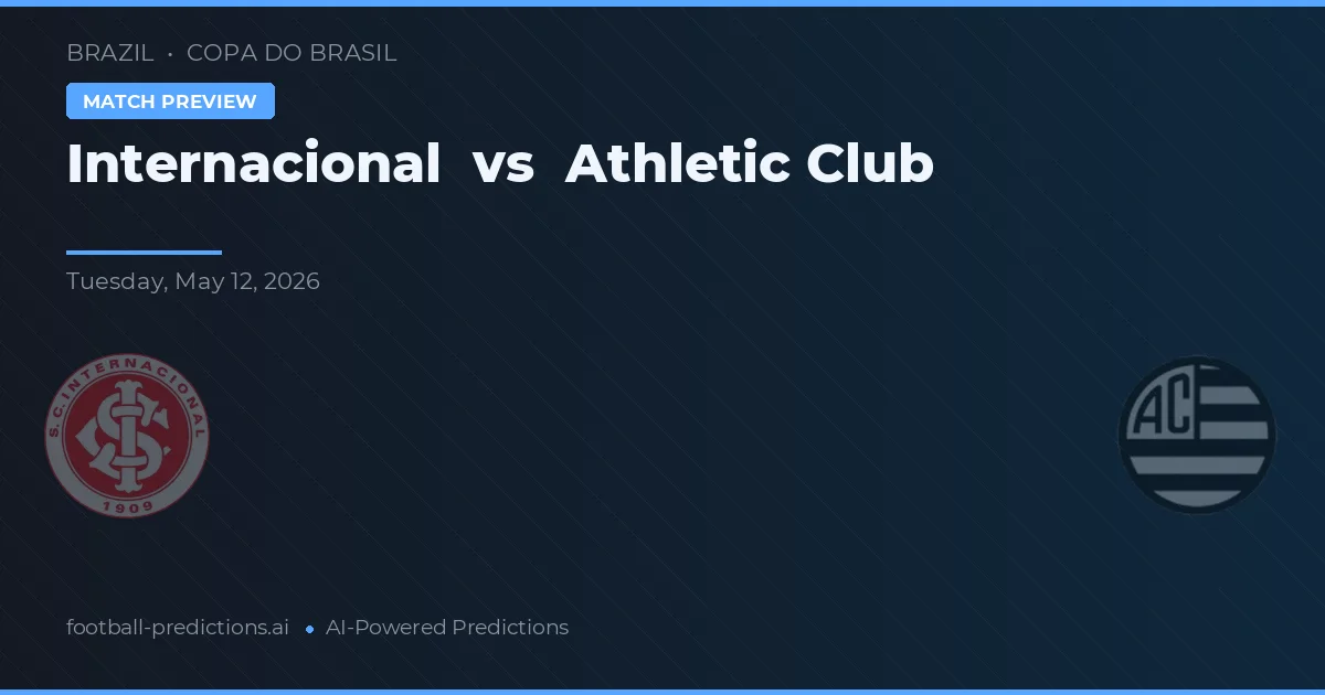 Internacional vs Athletic Club — předpověď a náhled zápasu