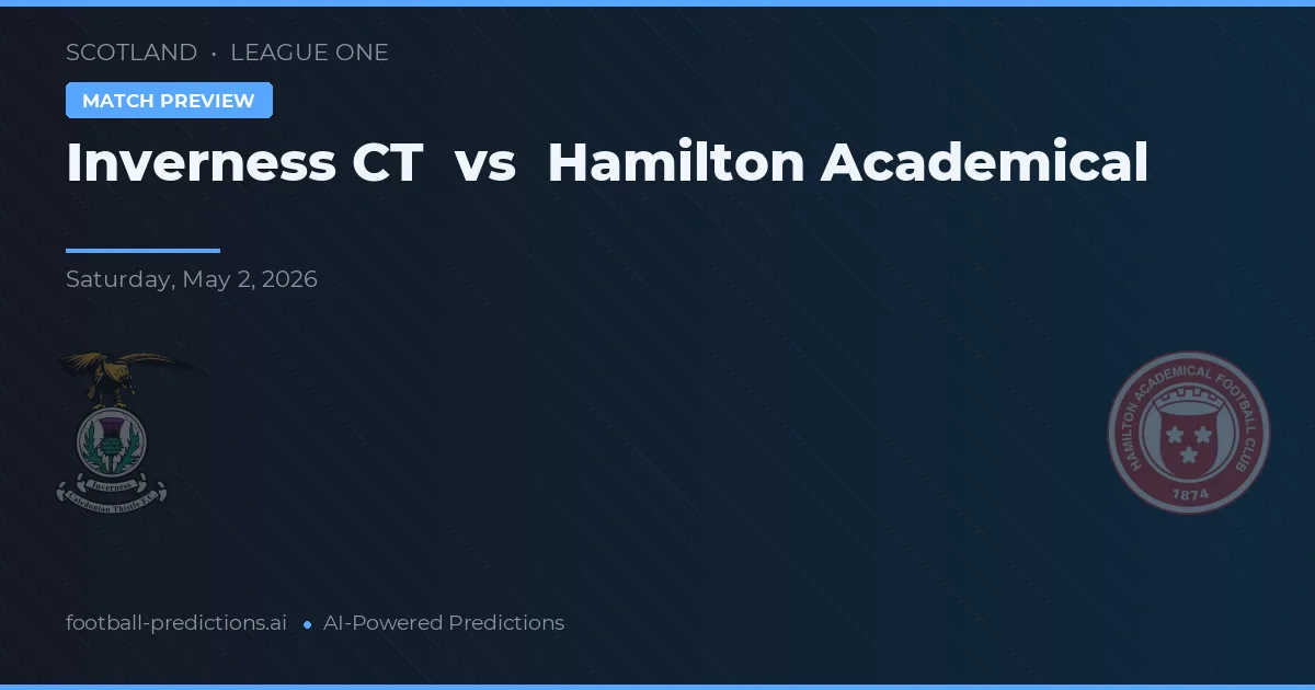 Inverness Caledonian Thistle vs Hamilton Academical preview