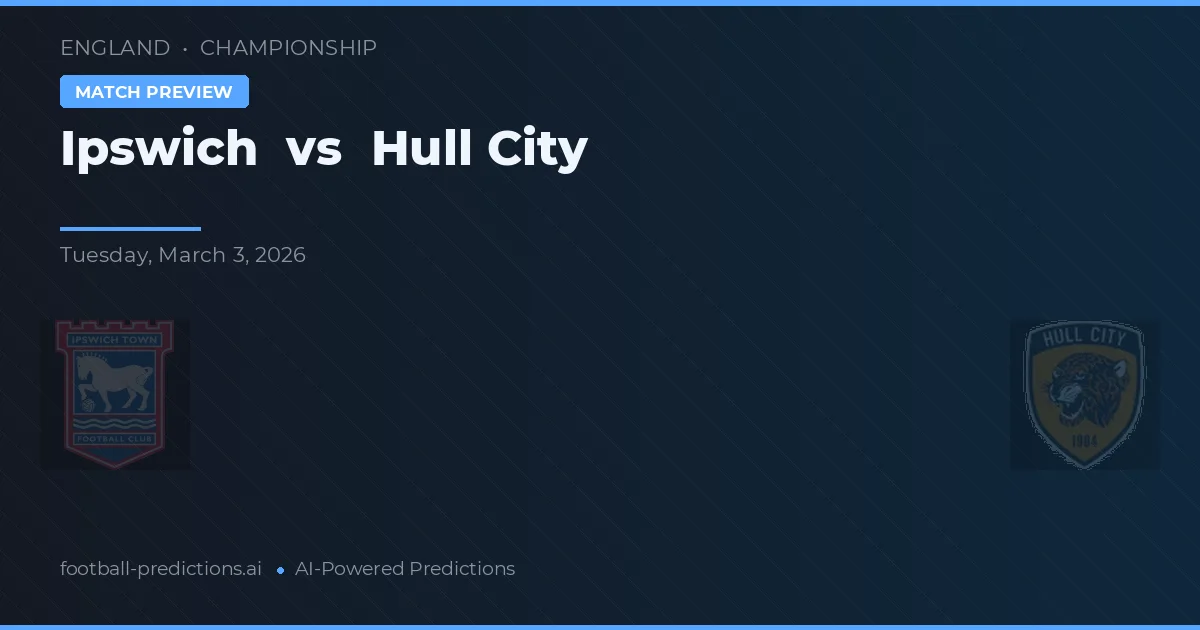 Ipswich vs Hull City — předpověď a náhled zápasu