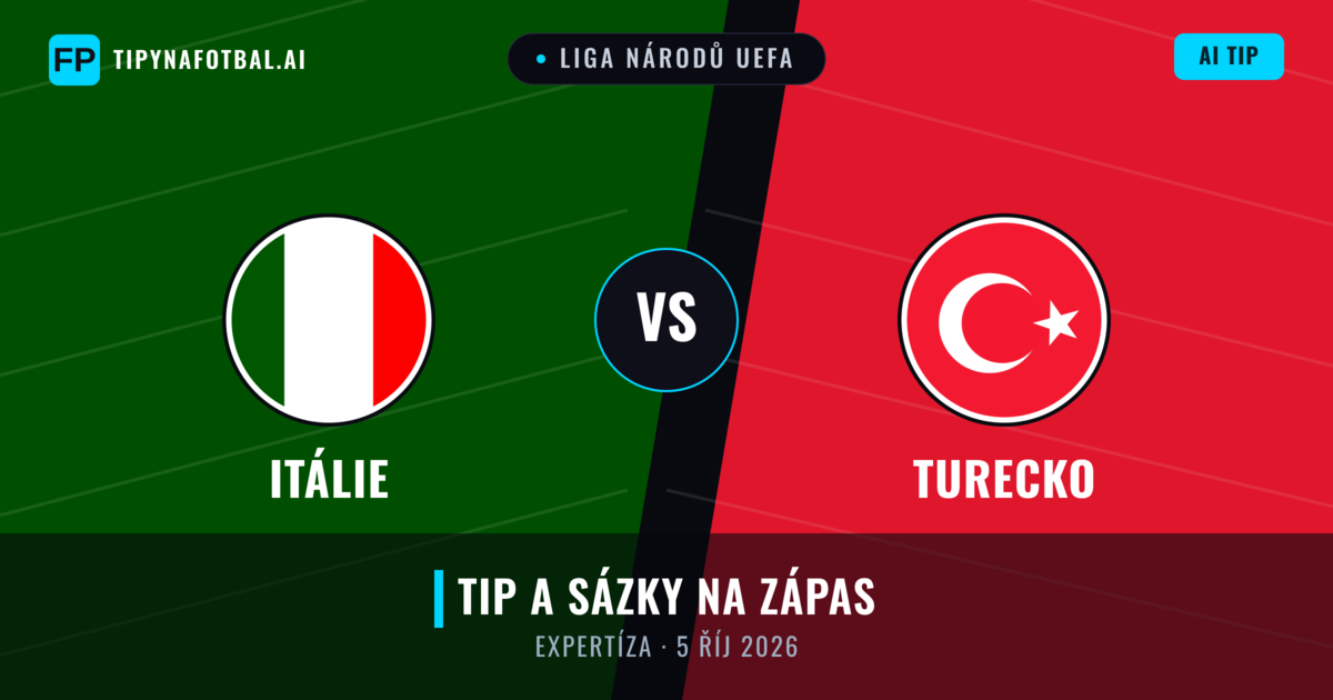 Itálie vs Turecko — předpověď a náhled zápasu