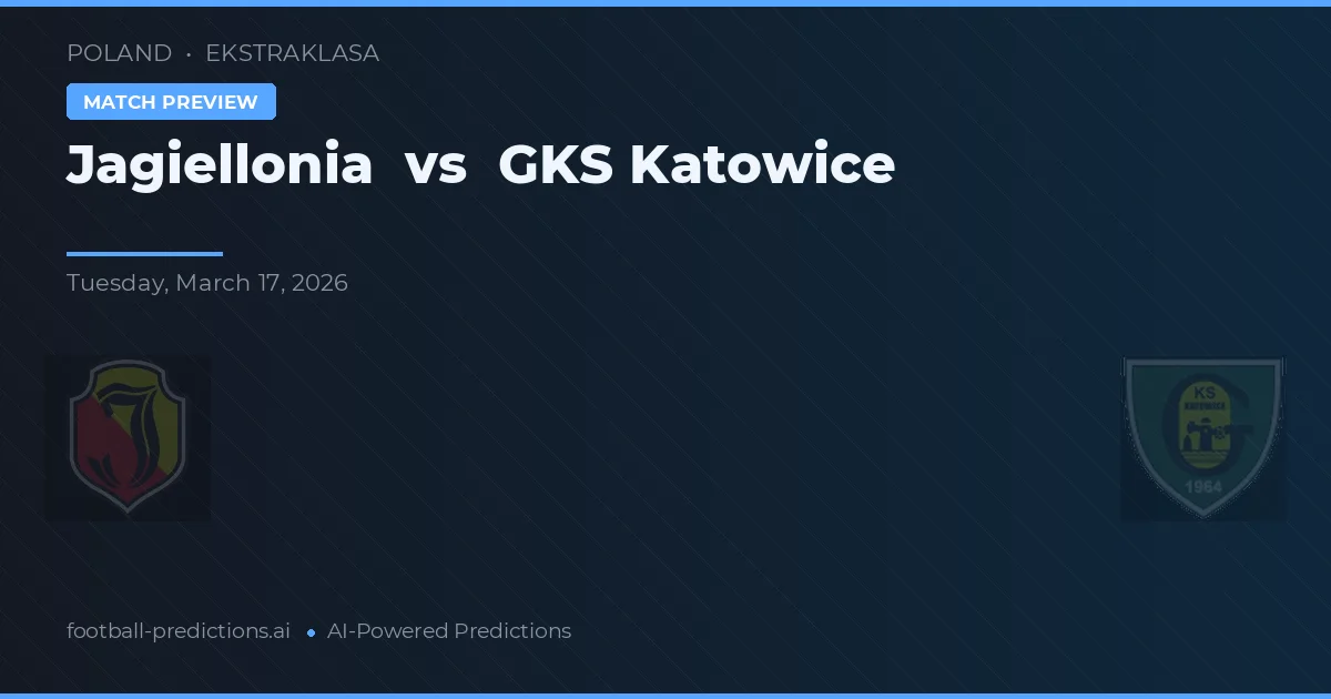 Jagiellonia vs GKS Katowice — předpověď a náhled zápasu