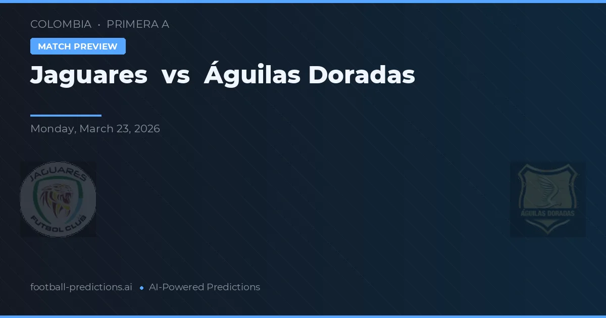 Jaguares vs Águilas Doradas — předpověď a náhled zápasu