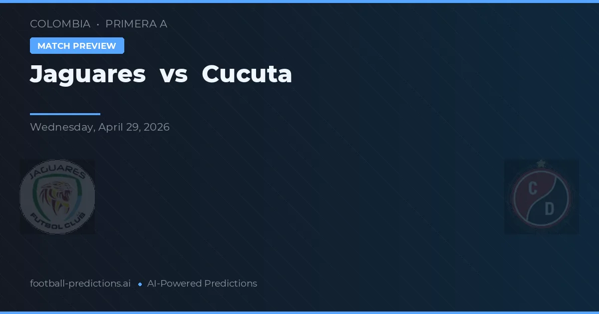 Jaguares vs Cúcuta — předpověď a náhled zápasu