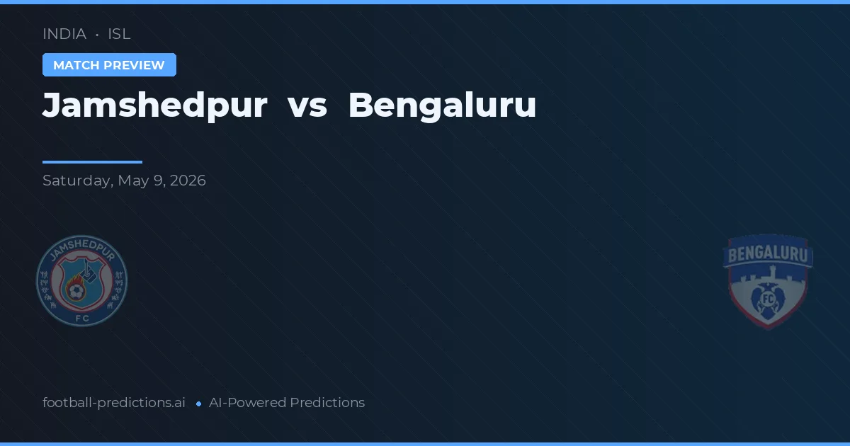 Jamshedpur vs Bengaluru — předpověď a náhled zápasu