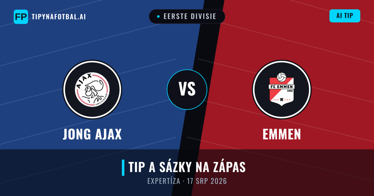 Jong Ajax vs Emmen — předpověď a náhled zápasu