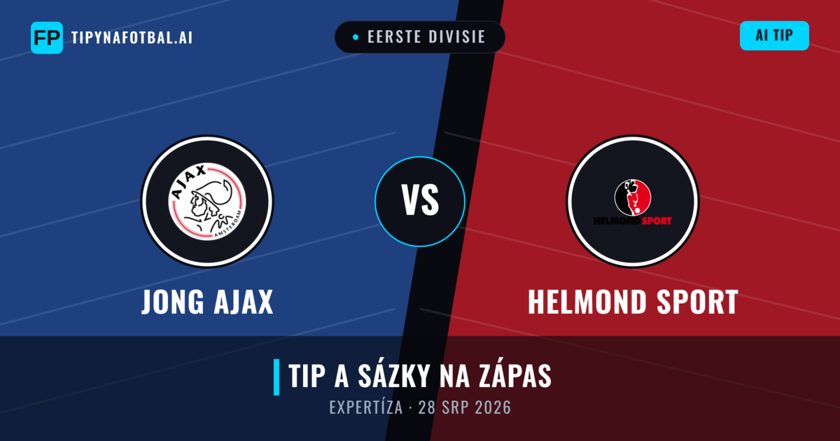 Jong Ajax vs Helmond Sport — předpověď a náhled zápasu