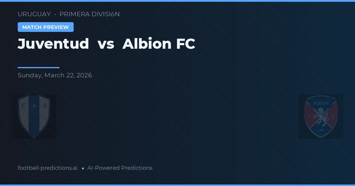 Juventud vs Albion FC — předpověď a náhled zápasu