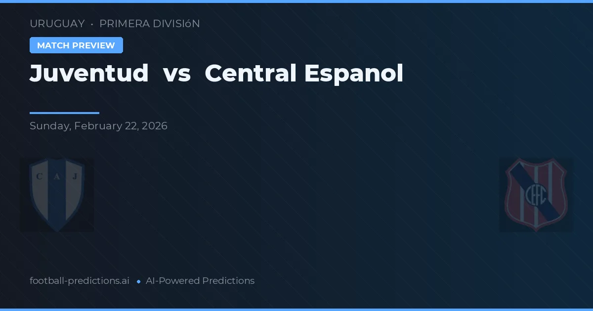 Juventud vs Central Español — předpověď a náhled zápasu