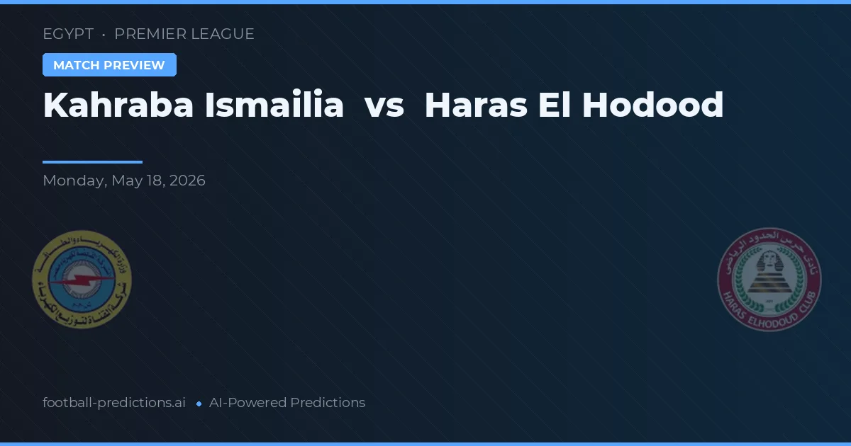 Kahraba Ismailia vs Haras El Hodood — předpověď a náhled zápasu