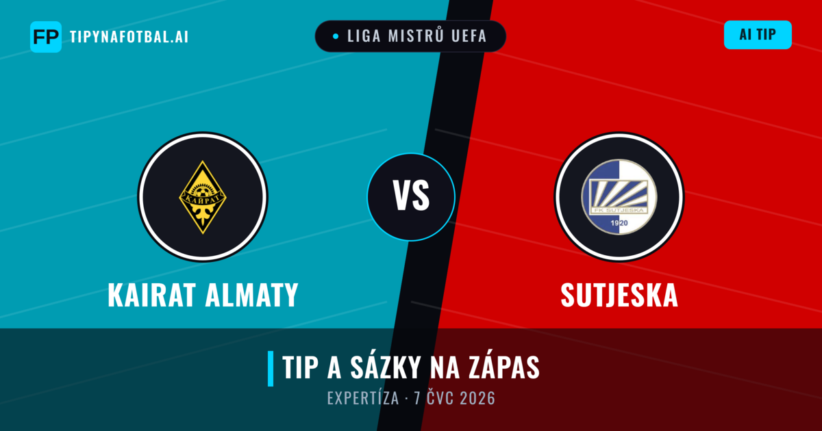 Kairat Almaty vs Sutjeska — předpověď a náhled zápasu