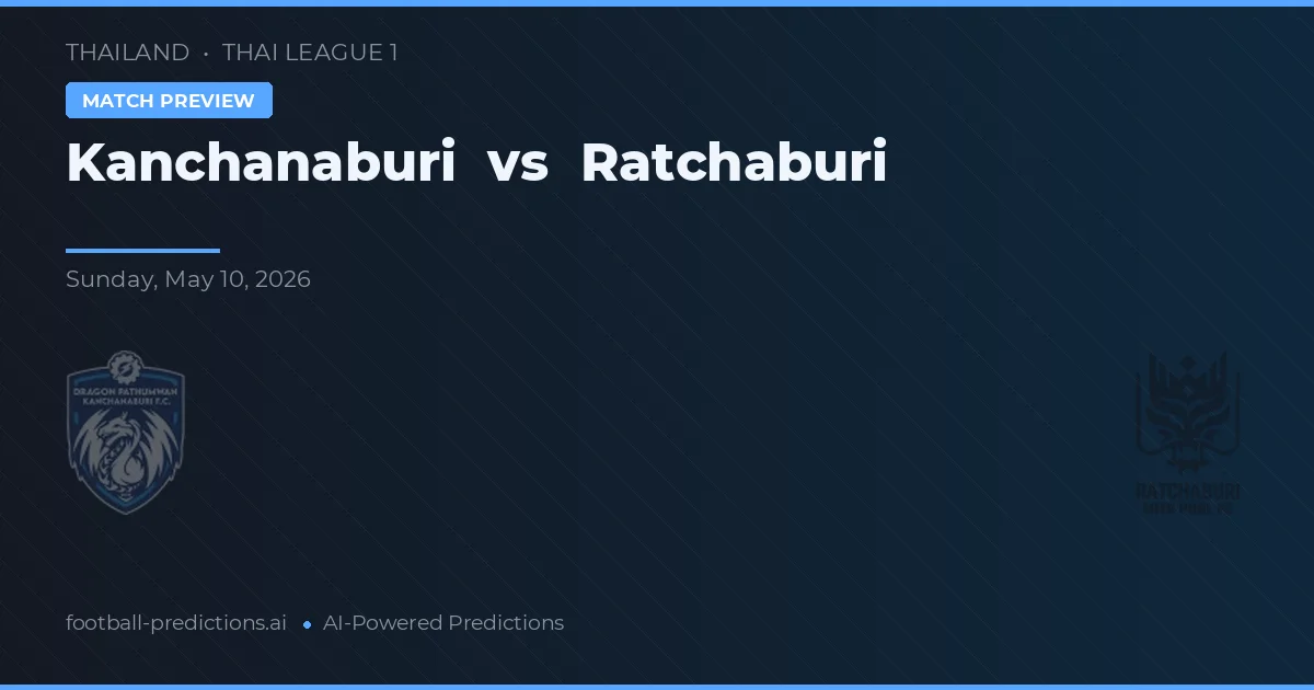 Kanchanaburi vs Ratchaburi — předpověď a náhled zápasu