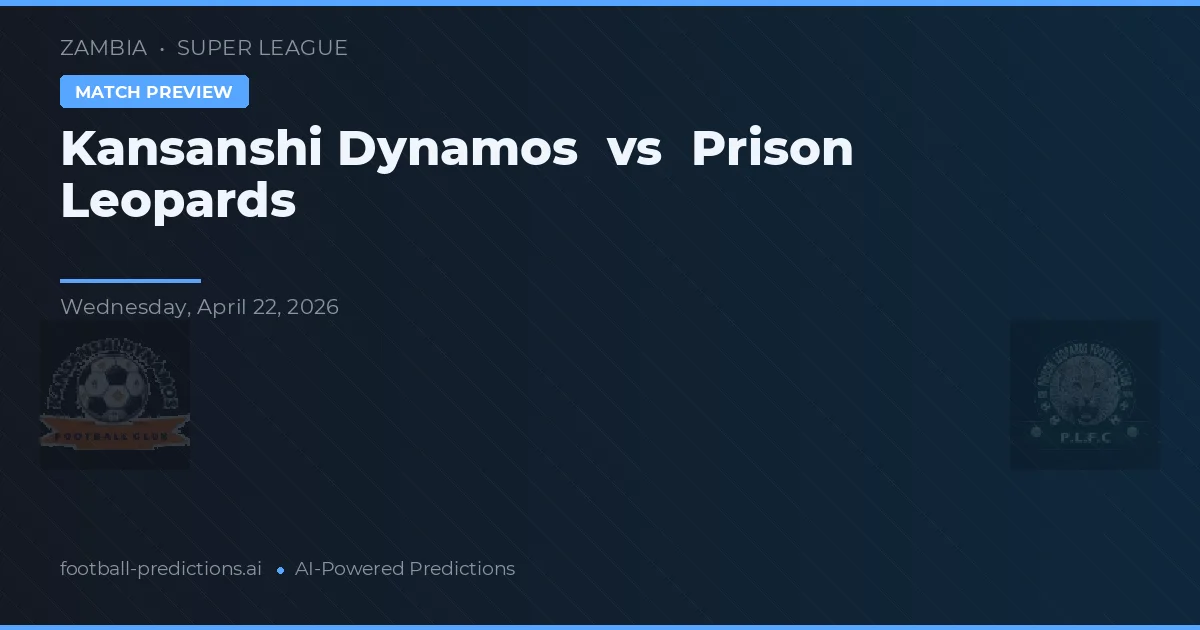 Kansanshi Dynamos vs Prison Leopards — předpověď a náhled zápasu