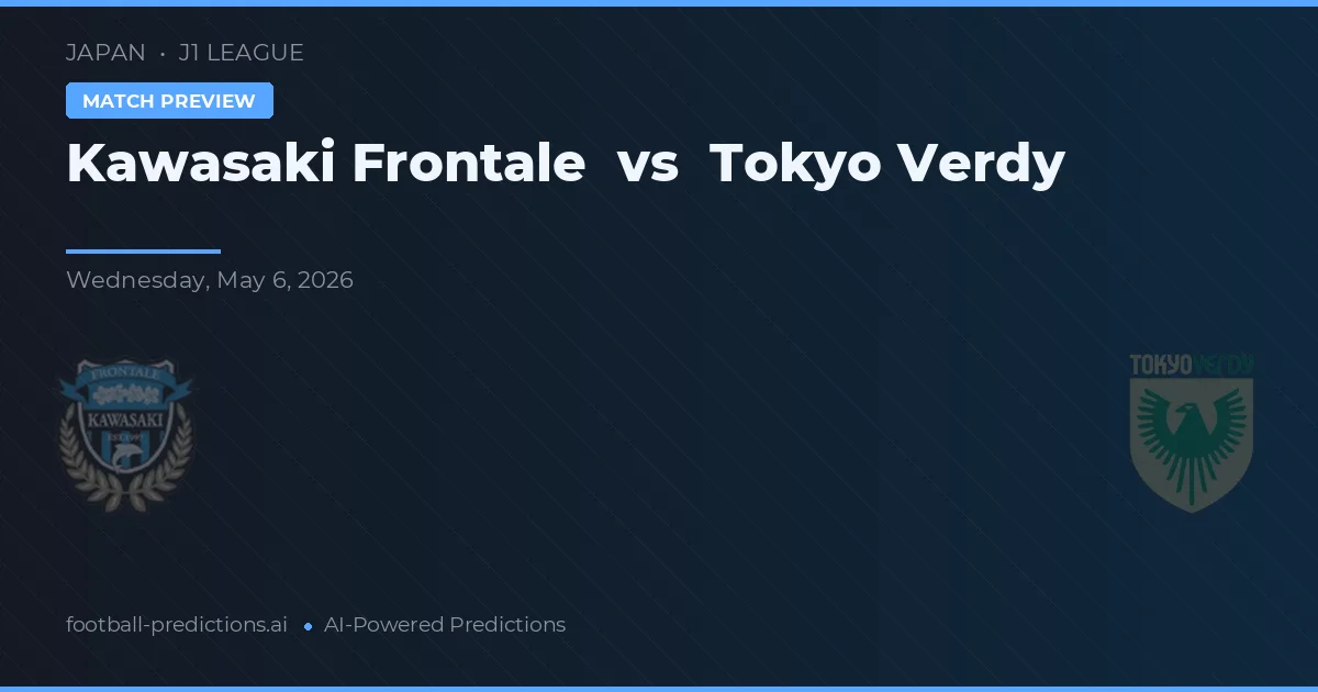 Kawasaki Frontale vs Tokio Verdy preview