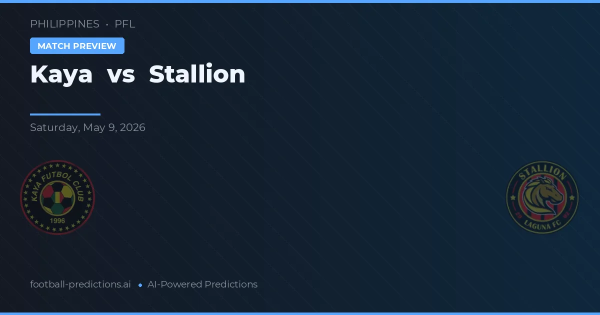 Kaya vs Stallion — předpověď a náhled zápasu
