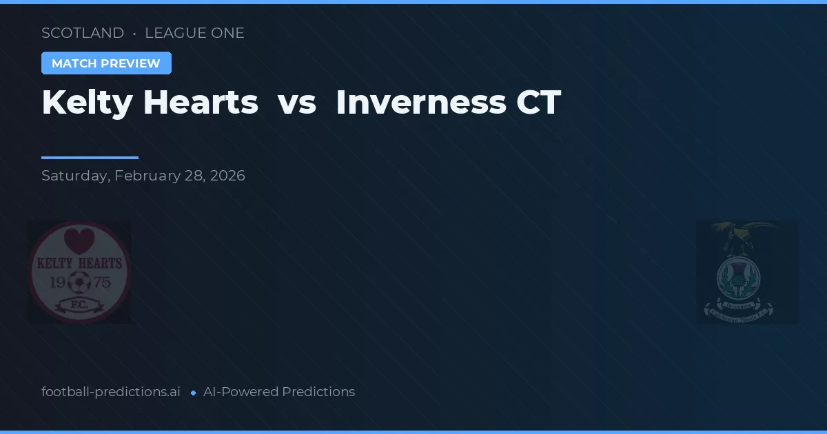 Kelty Hearts vs Inverness Caledonian Thistle — předpověď a náhled zápasu