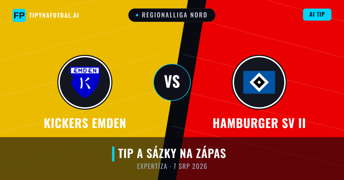 Kickers Emden vs Hamburger SV II — předpověď a náhled zápasu