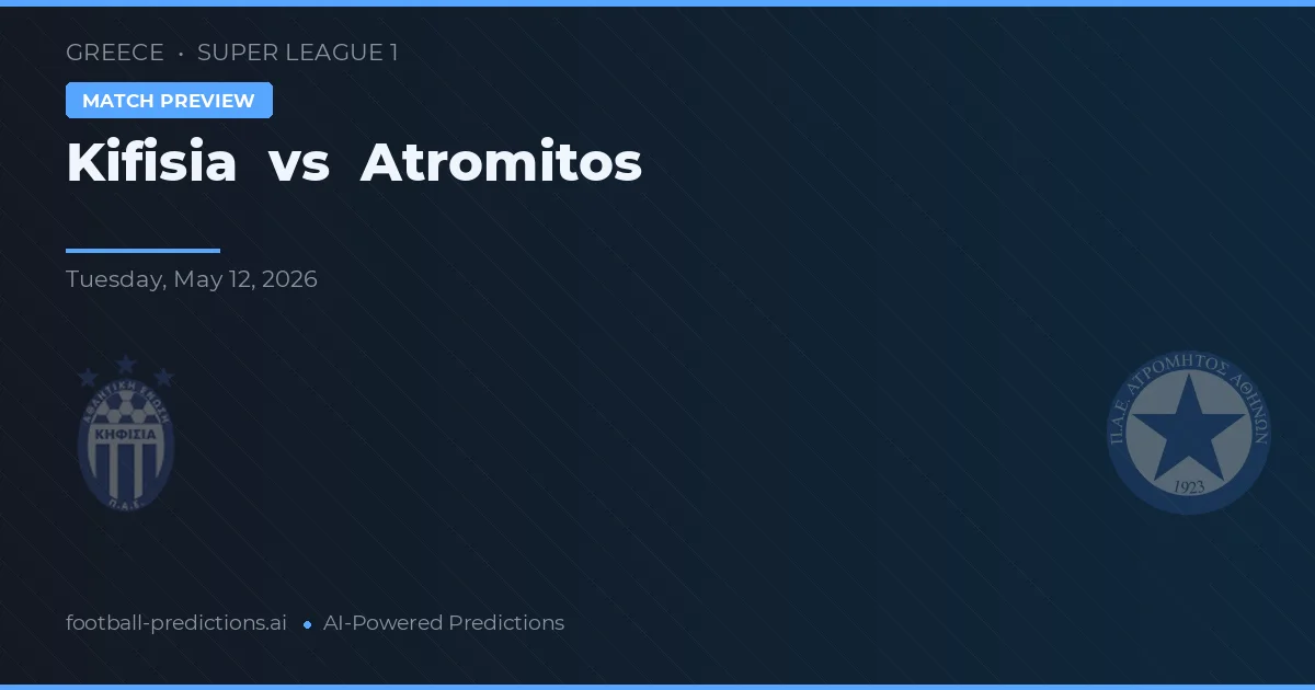 Kifisia vs Atromitos — předpověď a náhled zápasu