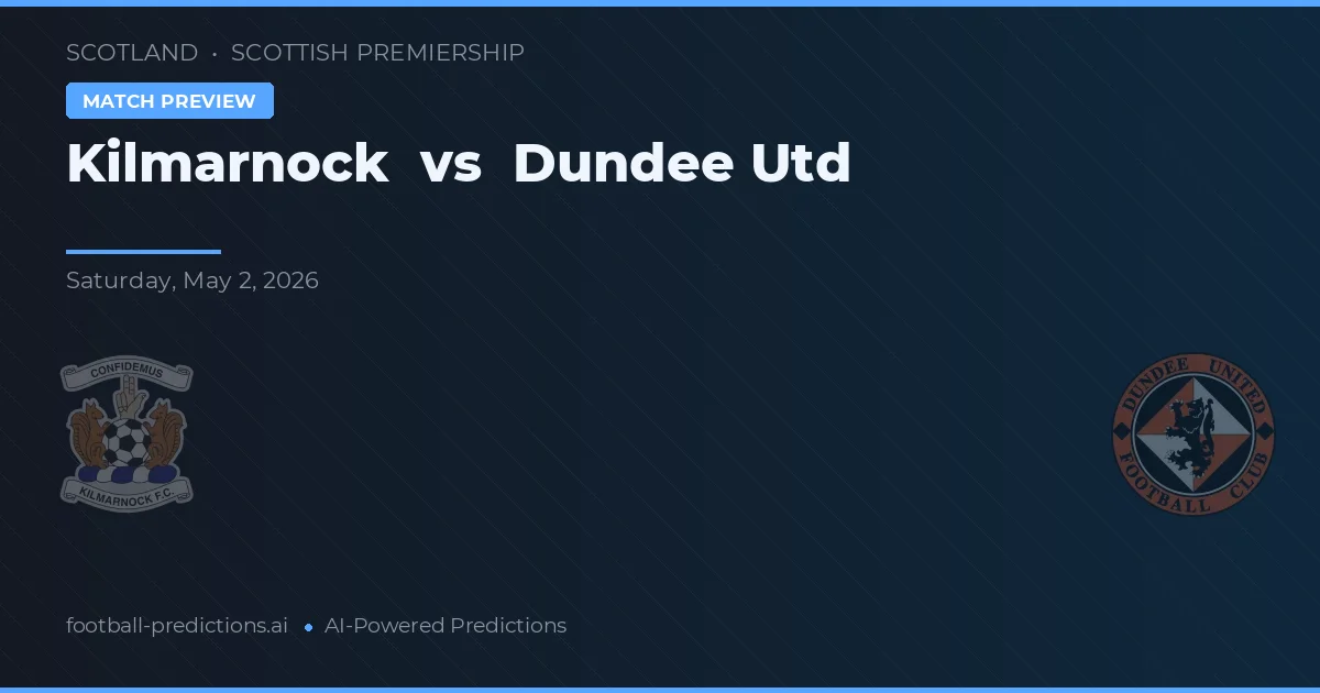 Kilmarnock vs Dundee United preview