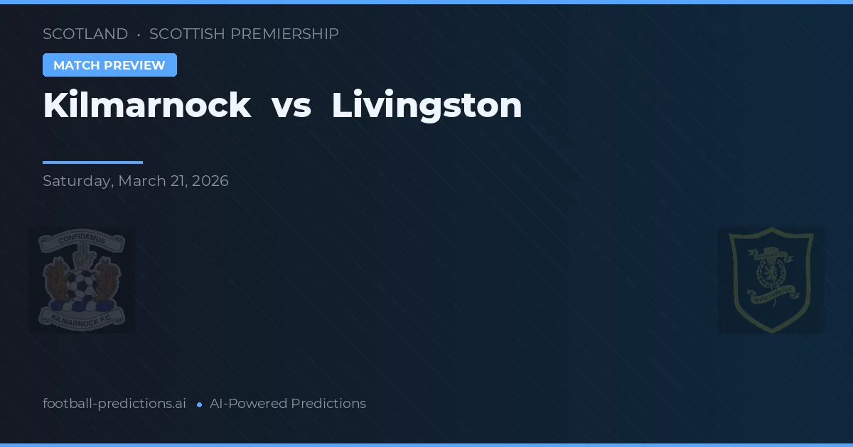 Kilmarnock vs Livingston — předpověď a náhled zápasu