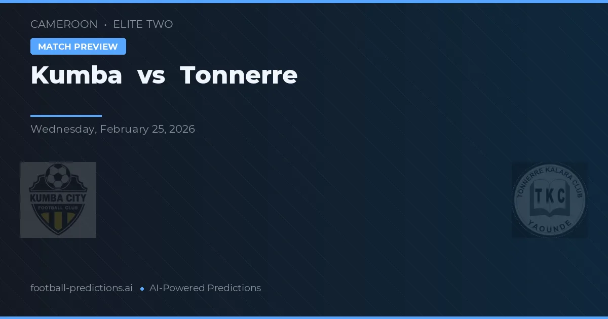 Kumba vs Tonnerre — předpověď a náhled zápasu
