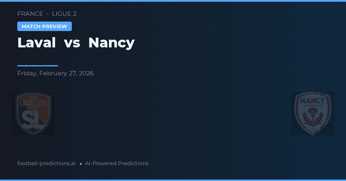Laval vs Nancy — předpověď a náhled zápasu
