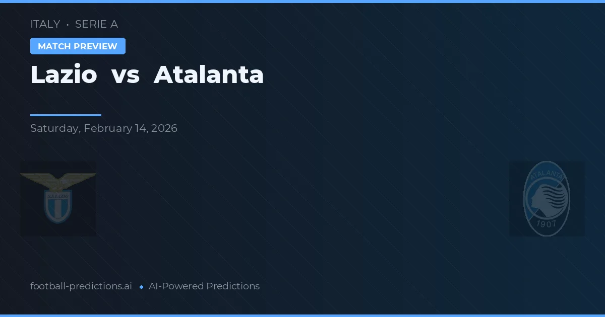 Lazio vs Atalanta — předpověď a náhled zápasu