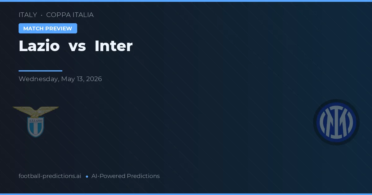 Lazio vs Inter — předpověď a náhled zápasu
