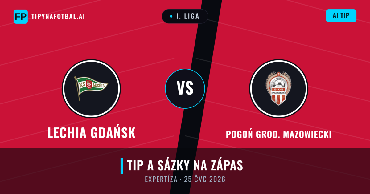 Lechia Gdańsk vs Pogoń Grod. Mazowiecki — předpověď a náhled zápasu
