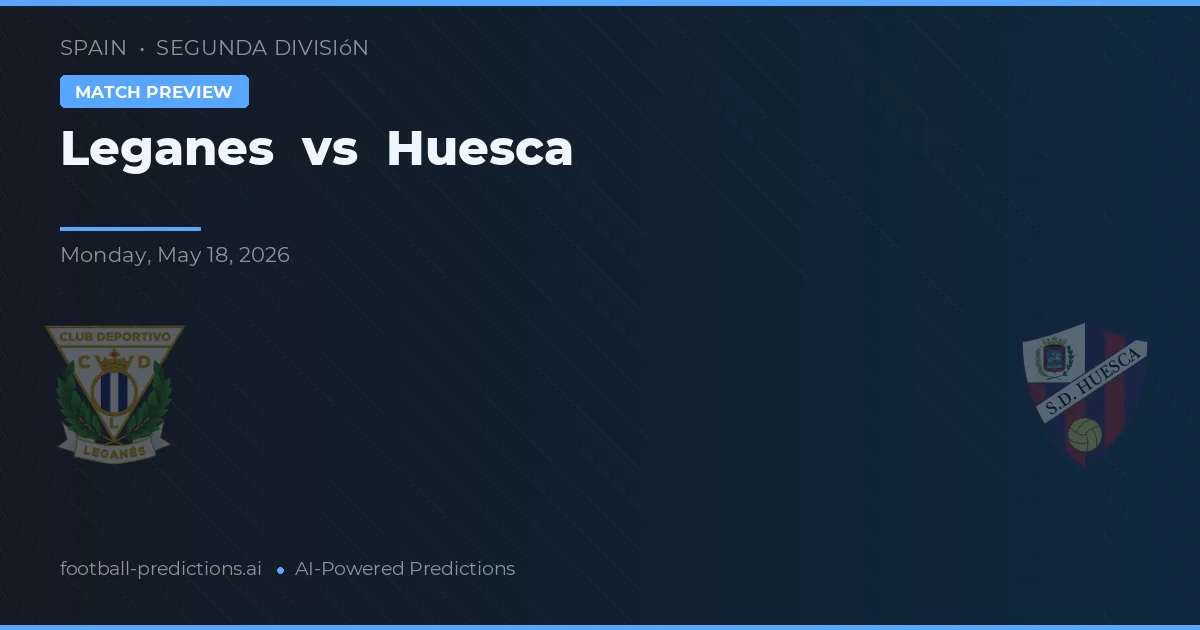 Leganés vs Huesca — předpověď a náhled zápasu