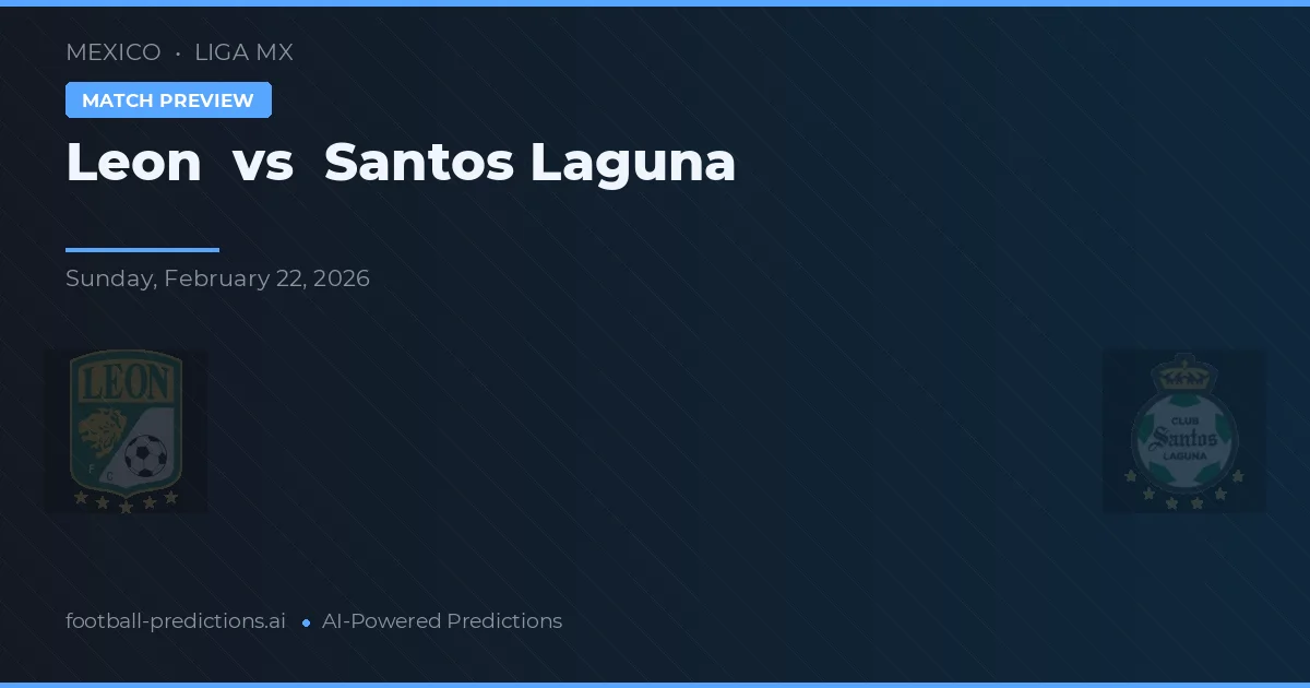 León vs Santos Laguna — předpověď a náhled zápasu