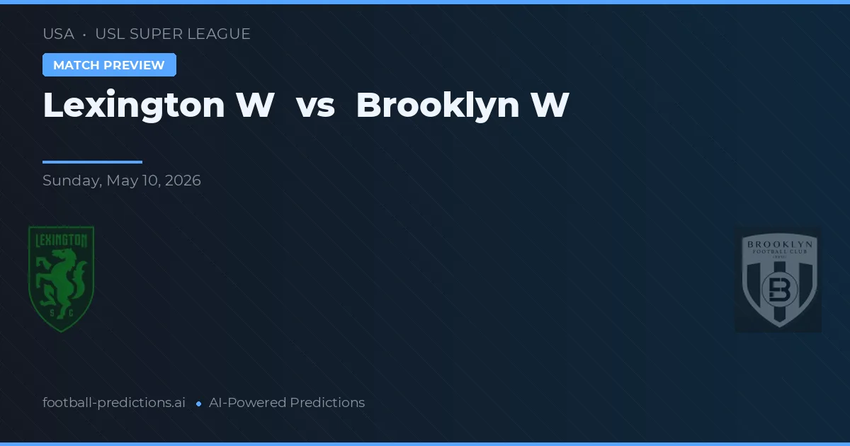 Lexington W vs Brooklyn W — předpověď a náhled zápasu