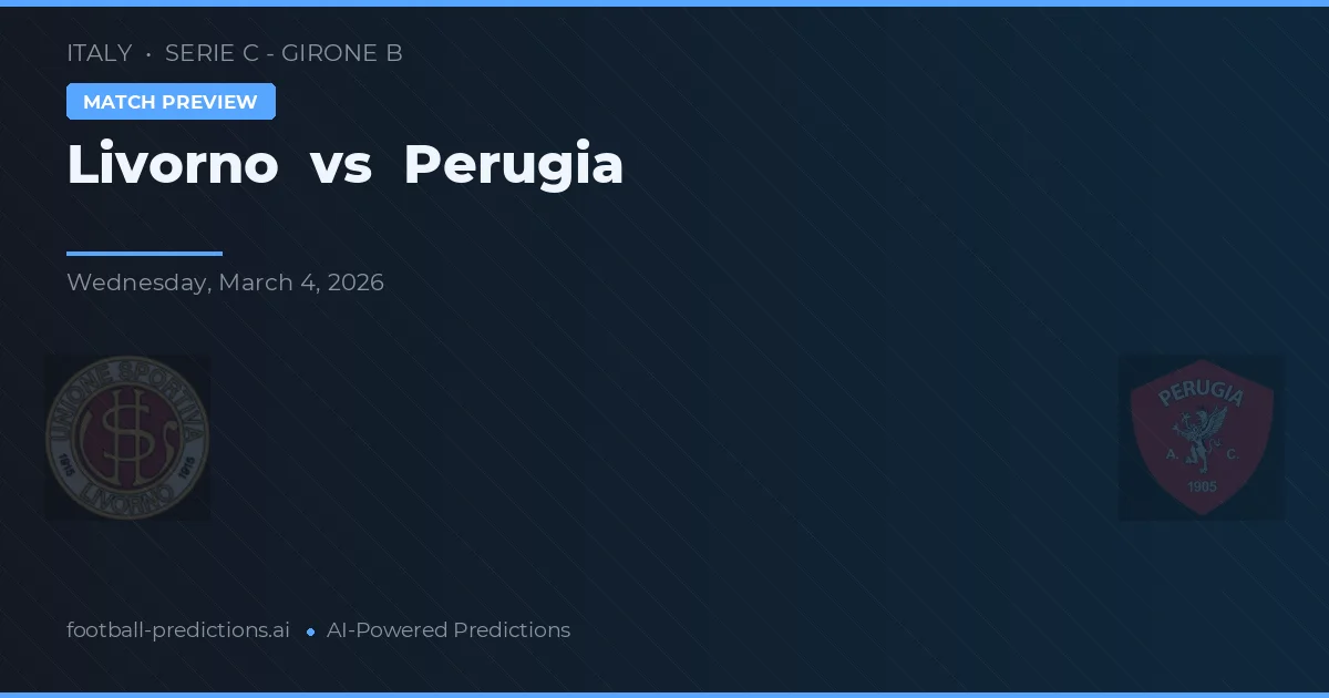Livorno vs Perugia — předpověď a náhled zápasu