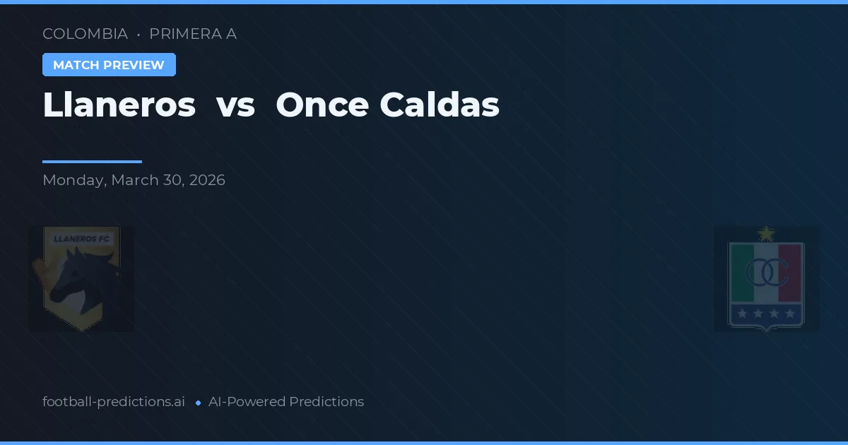 Llaneros vs Once Caldas — předpověď a náhled zápasu