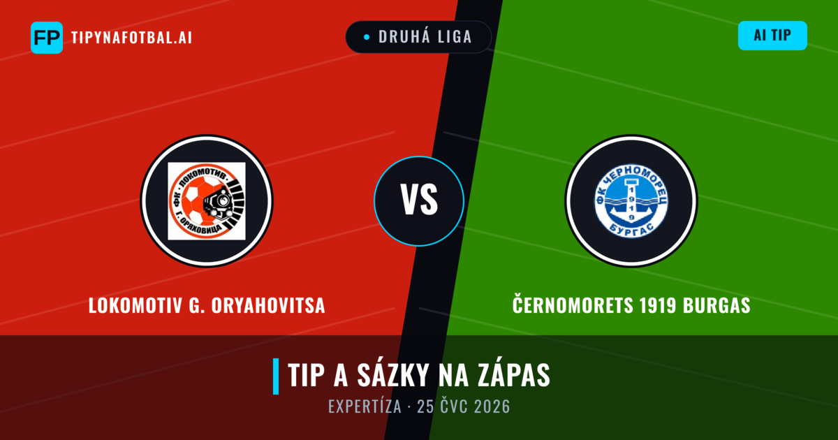 Lokomotiv G. Oryahovitsa vs Černomorets 1919 Burgas — předpověď a náhled zápasu