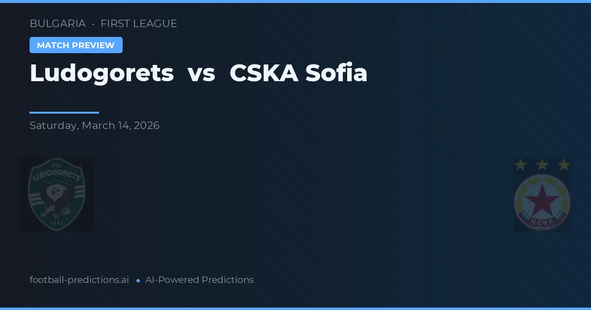 Ludogorets vs CSKA Sofia — předpověď a náhled zápasu
