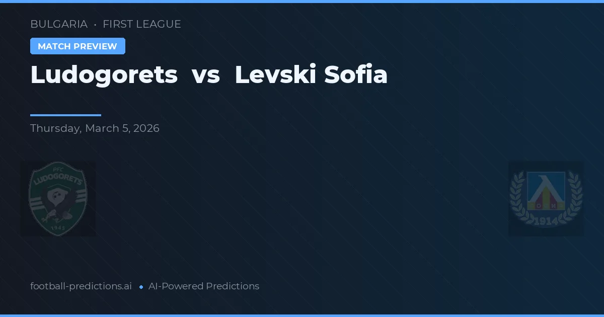 Ludogorets vs Levski Sofia — předpověď a náhled zápasu