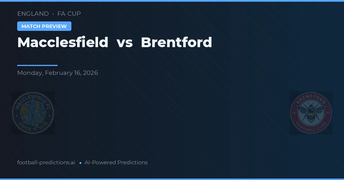 Macclesfield vs Brentford — předpověď a náhled zápasu