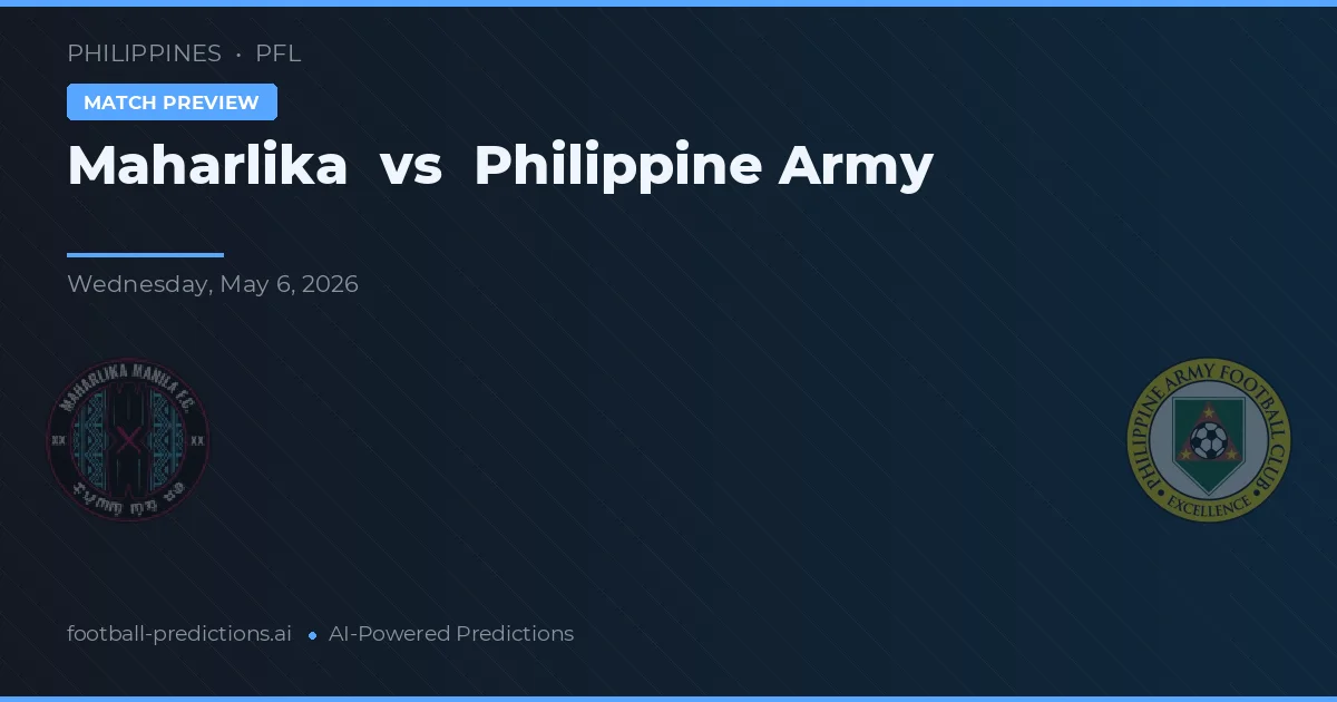 Maharlika vs Filipínská armáda — předpověď a náhled zápasu
