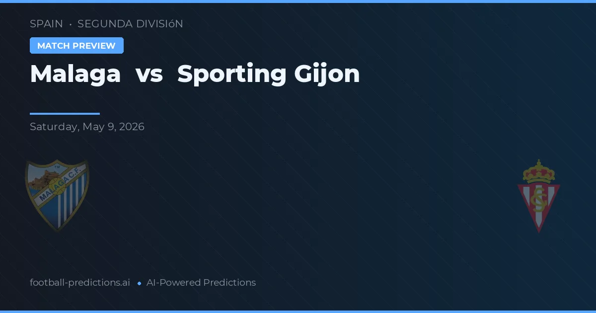Málaga vs Sporting Gijón — předpověď a náhled zápasu