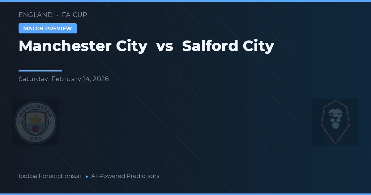 Manchester City vs Salford City — předpověď a náhled zápasu