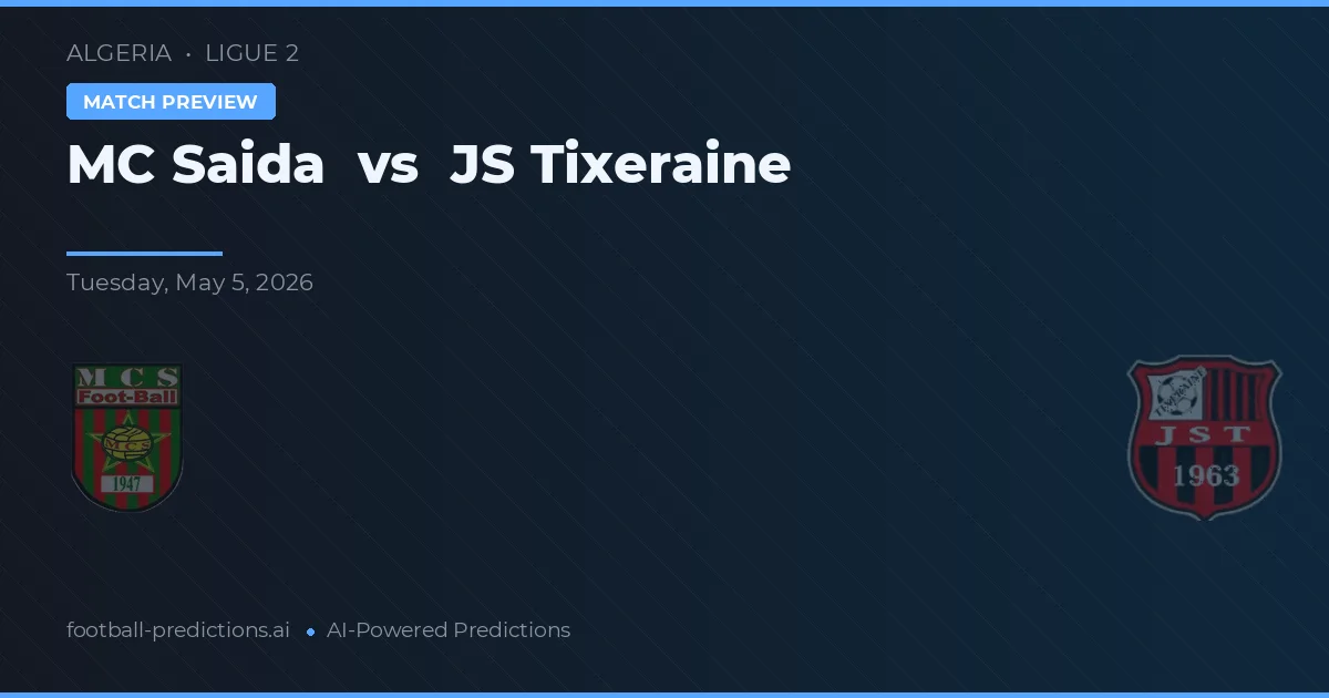 MC Sétif vs JS Tixeraine — předpověď a náhled zápasu