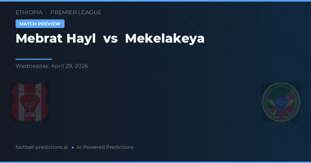 Mebrat Hayl vs Mekelakeya preview
