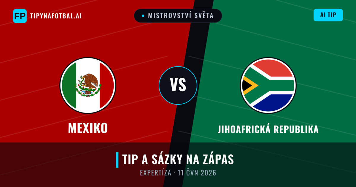 Mexiko vs Jihoafrická republika — předpověď a náhled zápasu